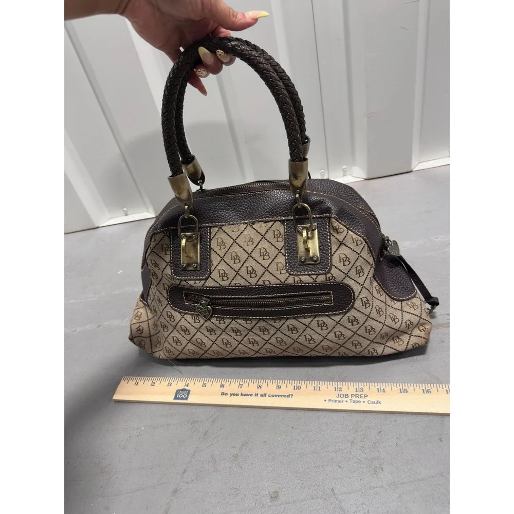 Authentic Vintage Dooney & Bourke Signature Monogram Bag